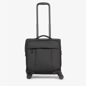 Calpak Luka Soft-Sided Mini Carry-On and Laptop bag with wheels in Matte Black